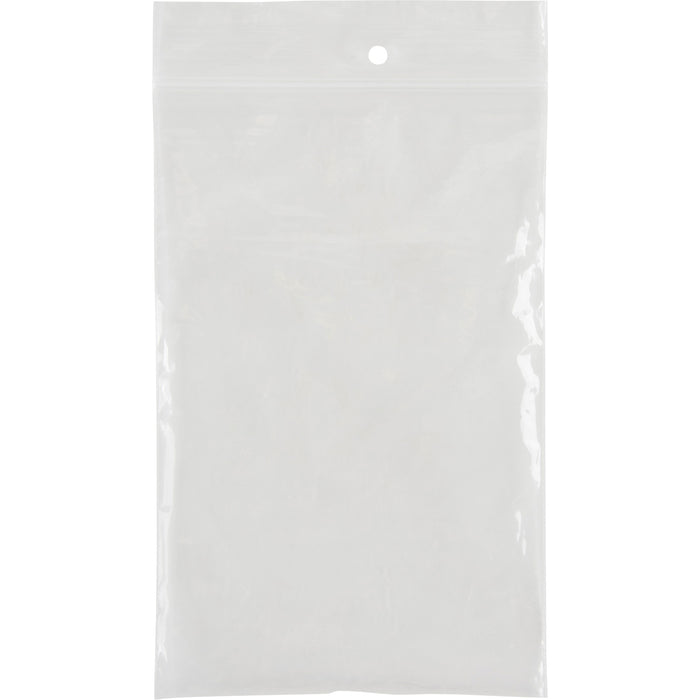 Pqt. 100 sacs refermables 6"x4"x2mil