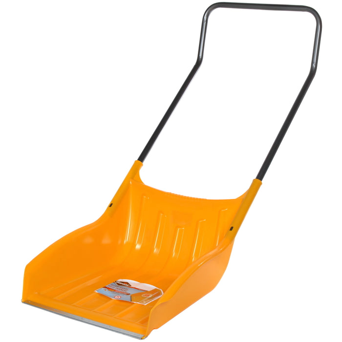 Pelle-traîneau 22"ALPINE, en polyéthylène avec bande métallique