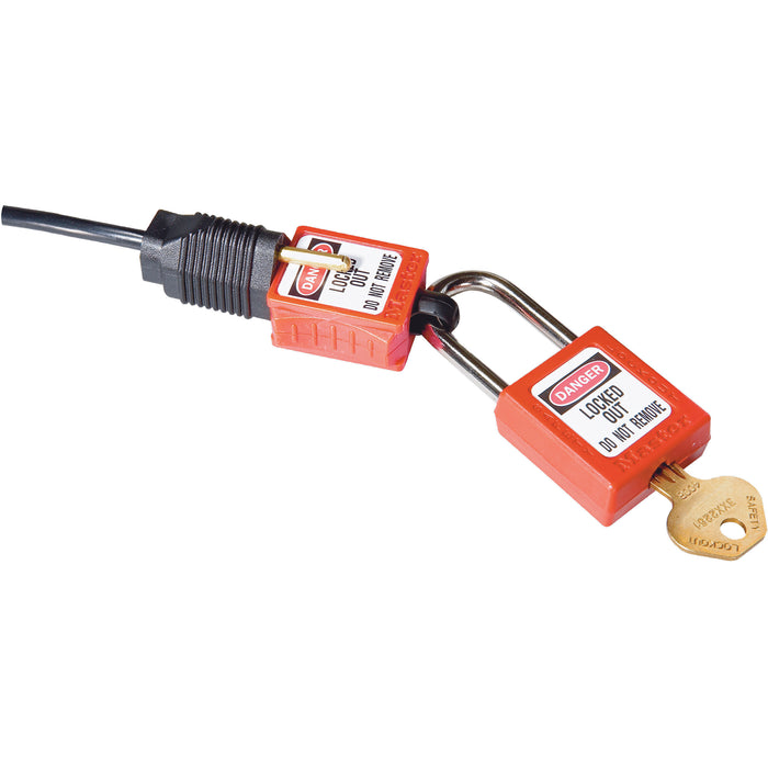 Cadenassage pour broches de fiche 110V ou 220V