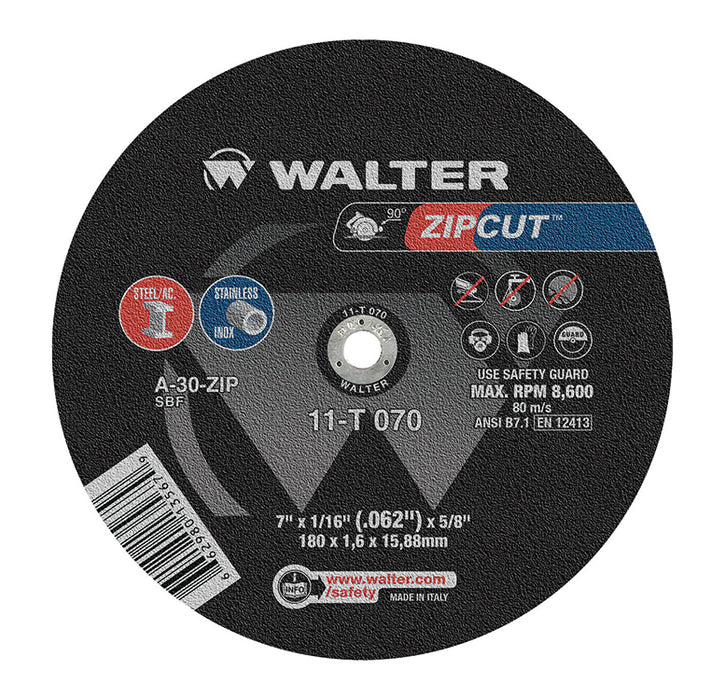 Lame à tronçonner ZIPCUT™ 7"