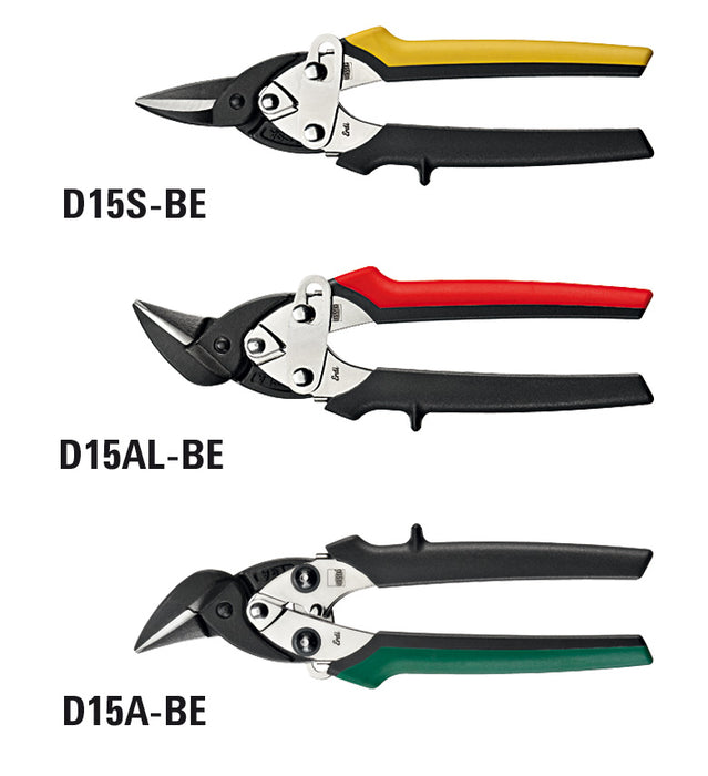Cisailles aviation compacte, Droite