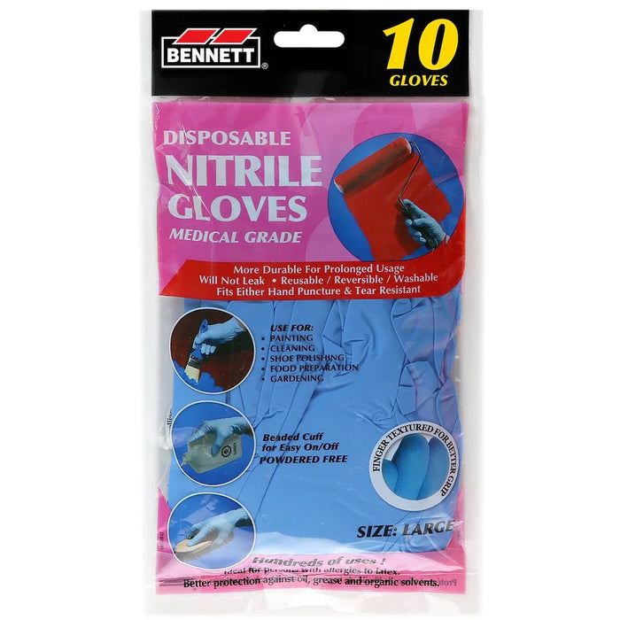 Gant jetable en nitrile organique - Bennett Tools