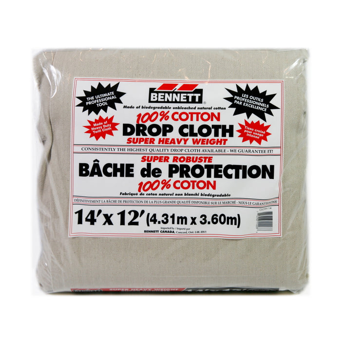 Bâche en coton super robuste - 14' X 12'
