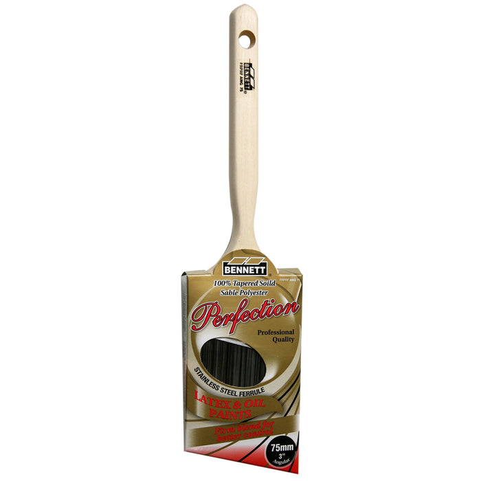Pinceau pro polyester angulaire à manche épais 3"