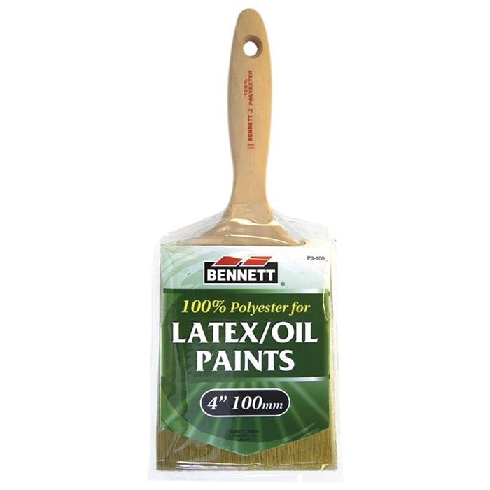 Pinceau droit en polyester 4"