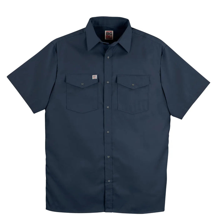 Chemise à manches courtes, à boutons-pression