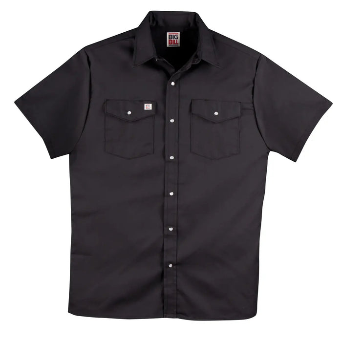 Chemise à manches courtes, à boutons-pression