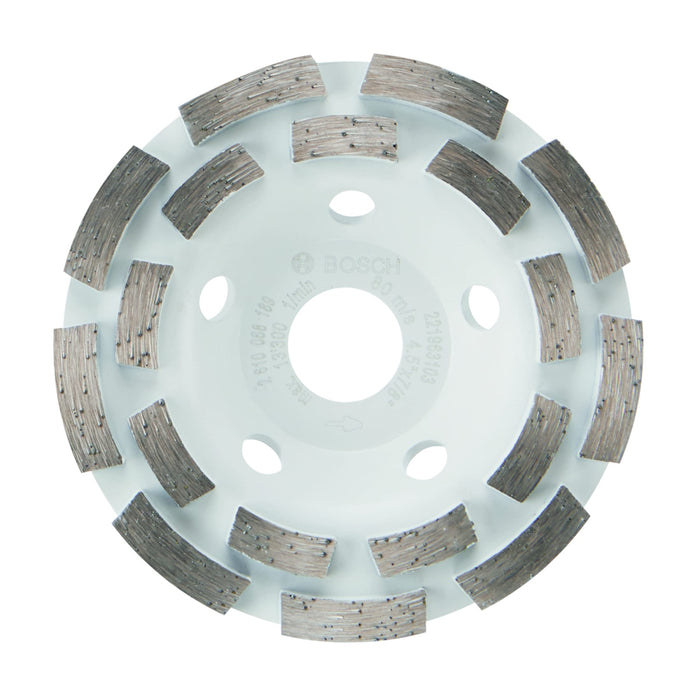 Lame diamantée à 2 rangs de coupe 4-1/2"
