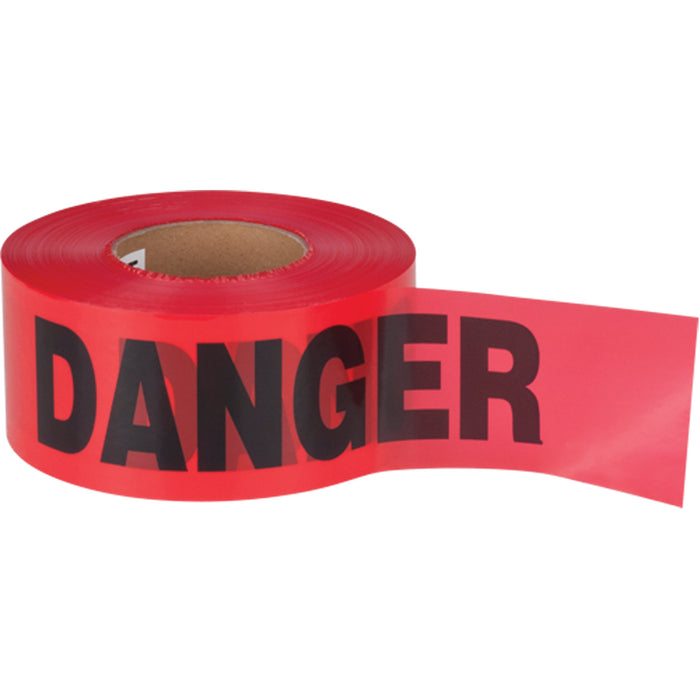 Ruban «DANGER» 1.5mils, Rouge, 3"x1000'
