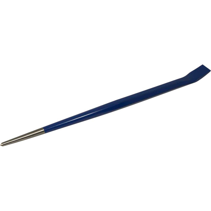 Barre-levier fini bleu 16"x5/8"