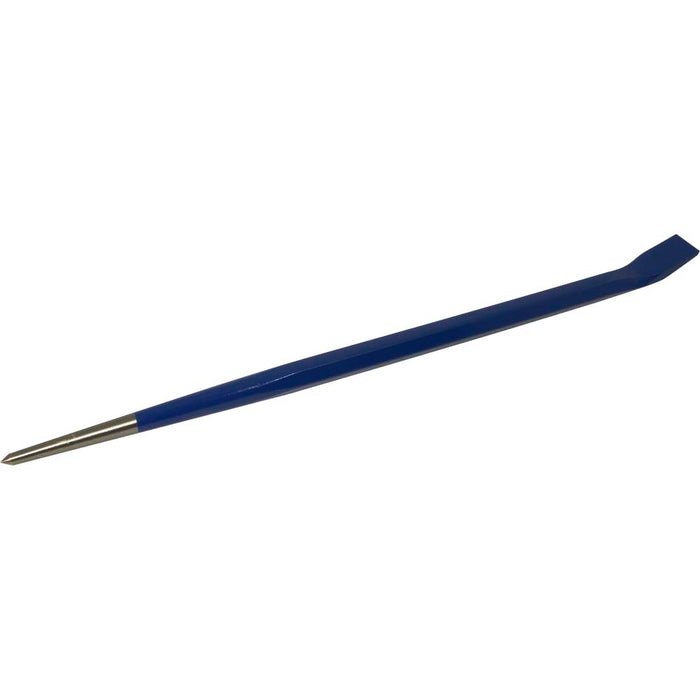 Barre-levier fini bleu 18"