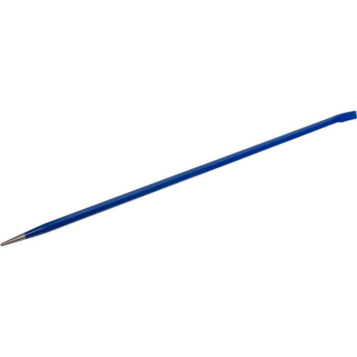 Barre-levier fini bleu 42"