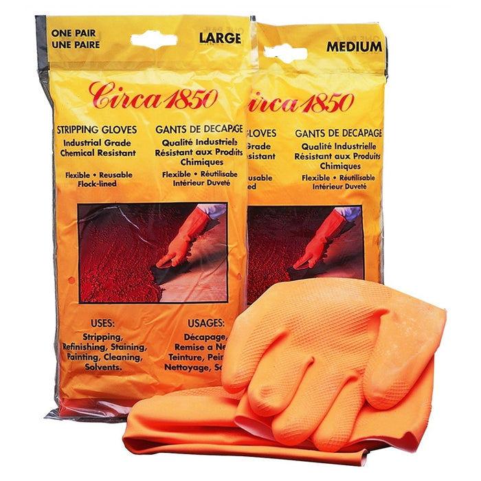 Gants de décapage en caoutchouc