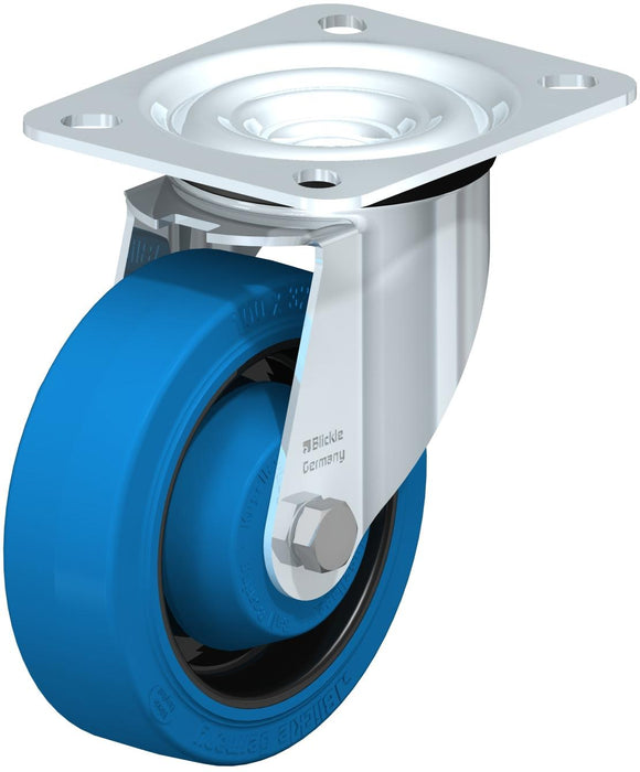 Roulette pivotante 4" en caoutchouc, capacité 330 lb
