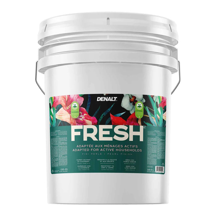 Peinture acrylique intérieure - Denalt Fresh - Base 1 - Velour - 18.9 L