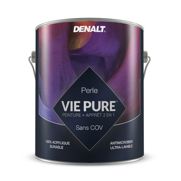 Peinture 2en1 Vie Pure Perle - Denalt - 3,78L