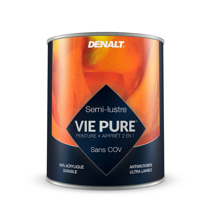 Peinture 2en1 Vie Pure Semi-lustre - Denalt - 946ml