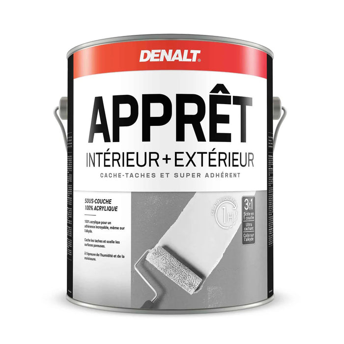 Apprêt universel à l'acrylique - Denalt - Blanc - 946 mL