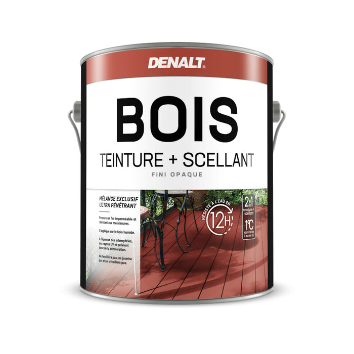 Teinture opaque extérieure - Base 1 - 3.6 L