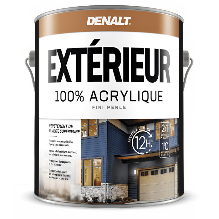 Peinture extérieure 100% acrylique - Base 2 - Perle - 927 mL