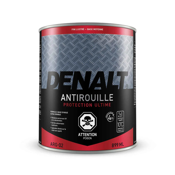 Peinture antirouille à l'huile - Denalt - Base 2 - Fini lustré - 899 mL