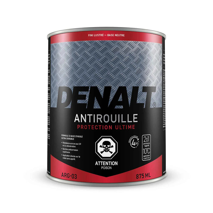 Peinture antirouille à l'huile - Denalt - Base 3 - Fini lustré - 899 mL