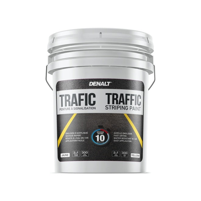 Peinture pour la signalisation à base d'eau - Blanc - Mat - 18.9 L