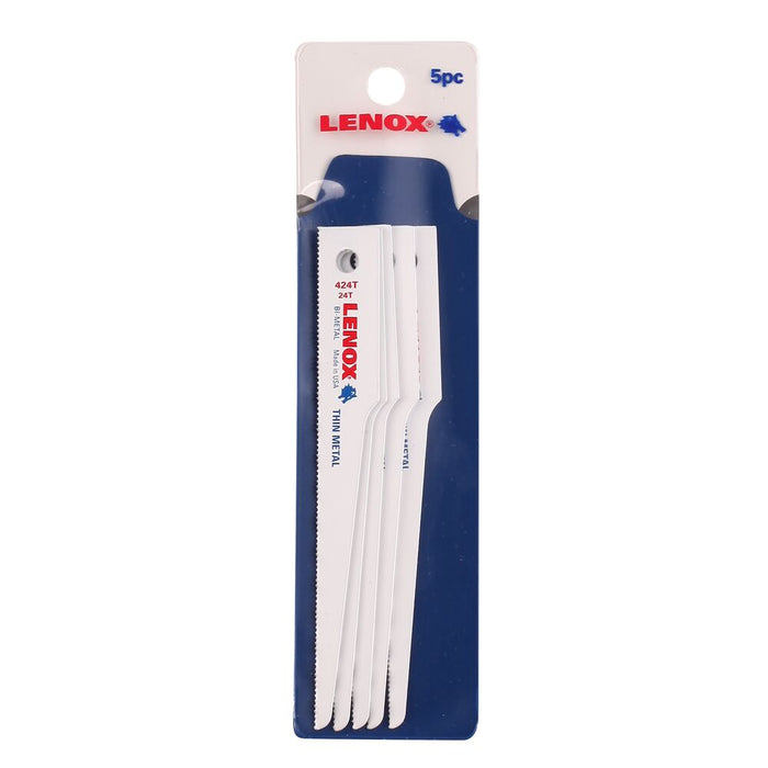 Ensemble de 5 lames pour scie pneumatique  4" (24 d/po)