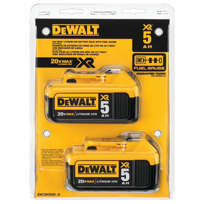 Ens. 2 Batteries 20V MAX* XR®, 5.0Ah