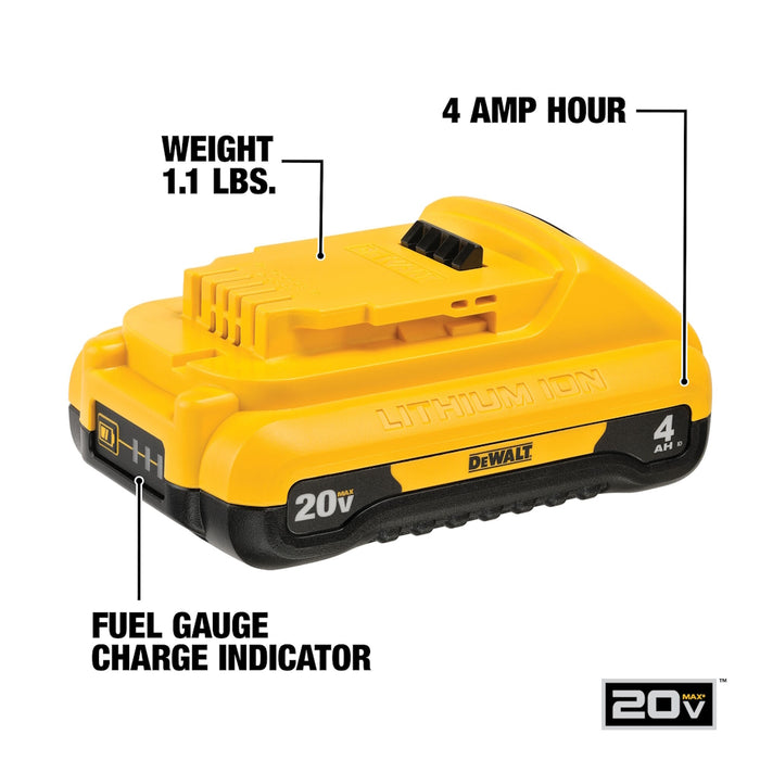 Ensemble de 2 batteries 20V MAX 4.0 Ah