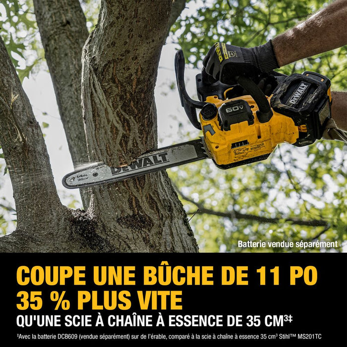 Ensemble de scie à chaîne 14" 60V