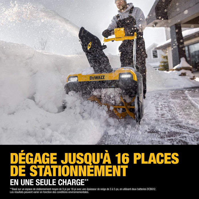 Ens. souffleuse à neige 60V MAX* - Dewalt