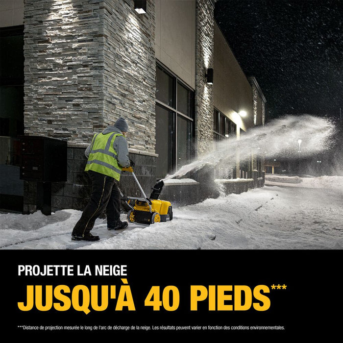 Ens. souffleuse à neige 60V MAX* - Dewalt