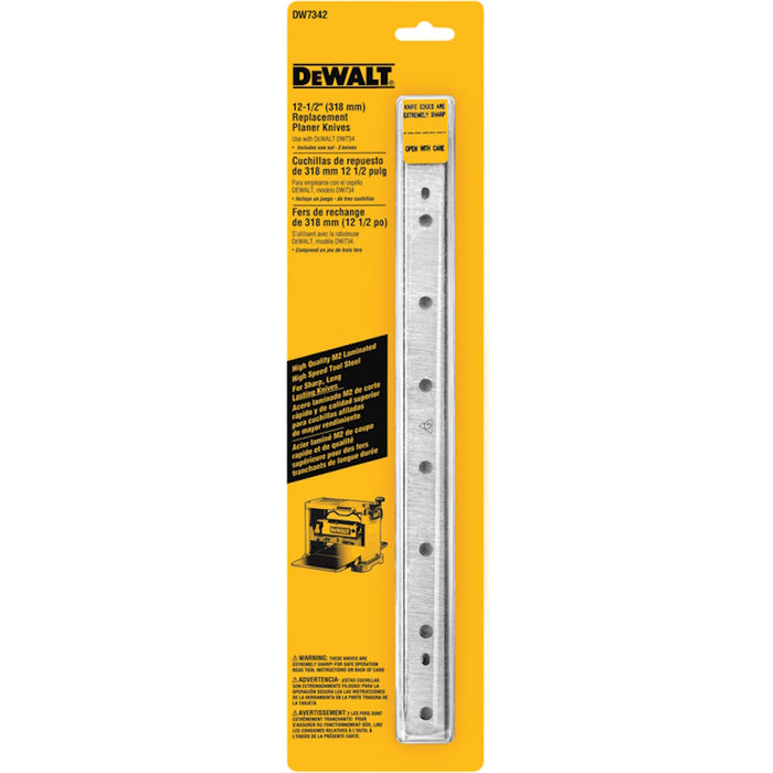 Lames de raboteuse jetables 12-1/2" - Paquet de 2