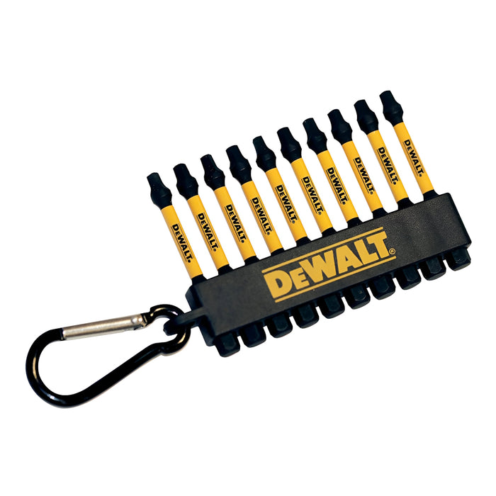 Ensemble de 10 embouts carrés sur mousqueton