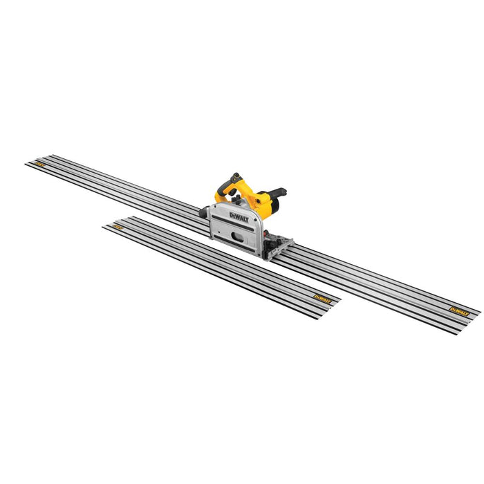 Ensemble de scie circulaire plongeante avec rails