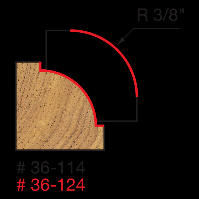 Mèche à baguette 3/8" (1-3/8"x5/8") à tige 1/4"