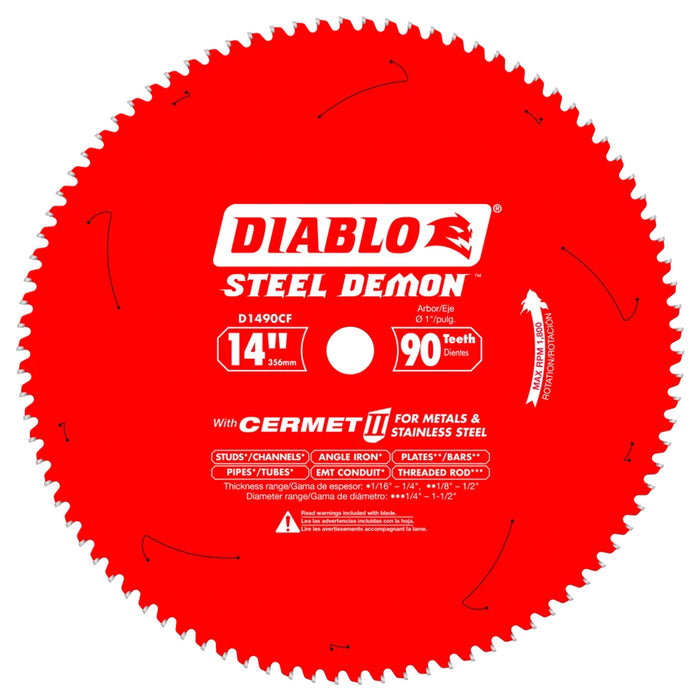 Lame de scie à tronçonner CERMET II (14" - 90 dents)