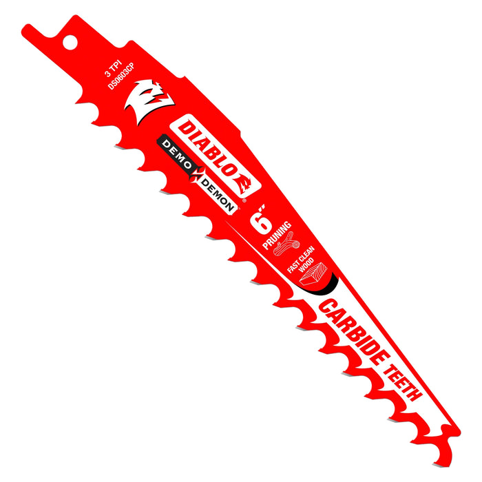 Lame pour scie alternative de 6" en carbure pour bois