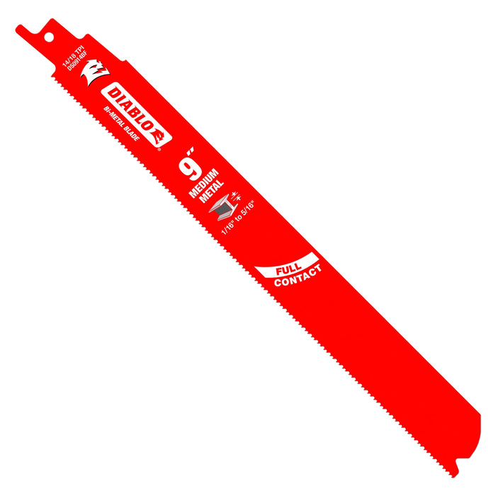 Lame pour scie alternative de 9" bimétal pour métal de moyenne épaisseur