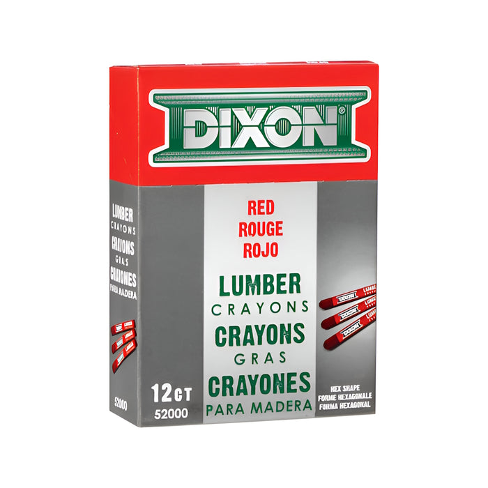 Crayon de menuiserie rouge