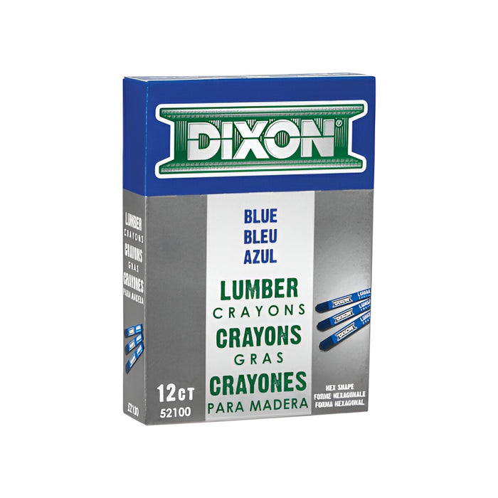 Crayon de menuiserie bleu
