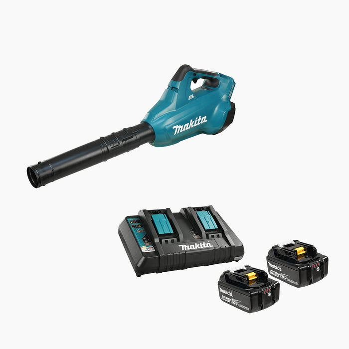 Ens. Souffleur turbo sans fil 18Vx2 LXT avec 2 batteries 5.0Ah
