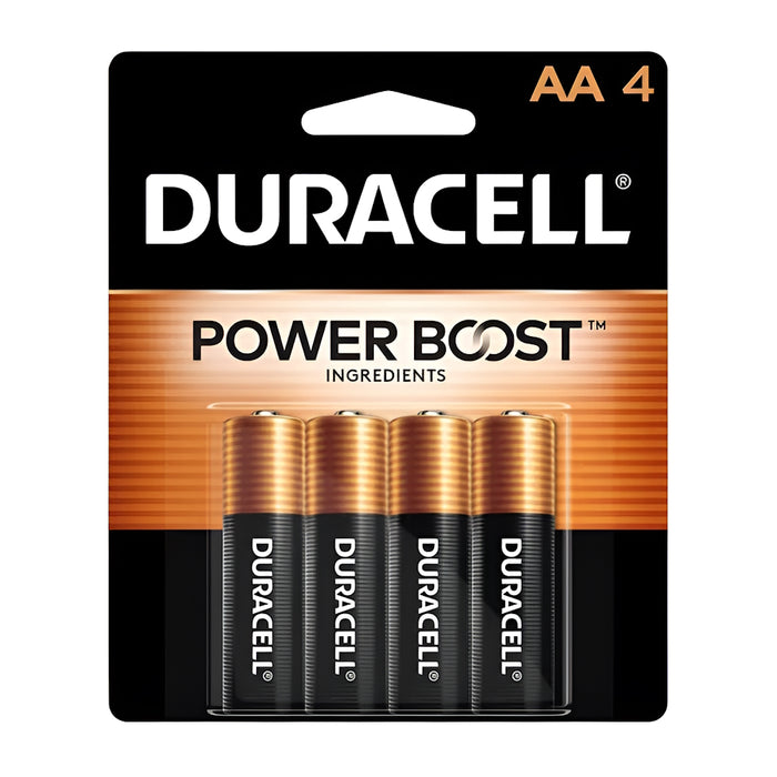Piles Coppertop Duracell AA - Paquet de 4