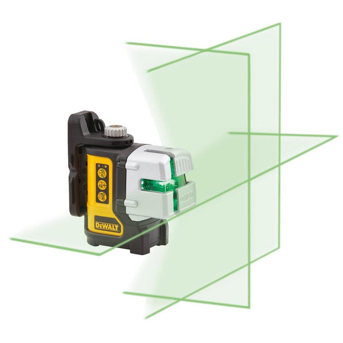 Laser vert 3-plans à 90°