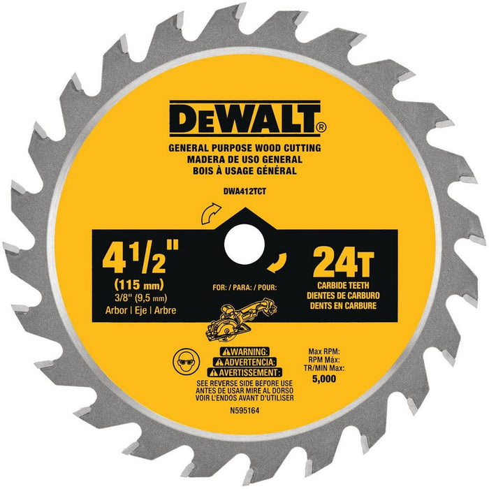 Lame tout-usage (4-1/2"x24 dents)