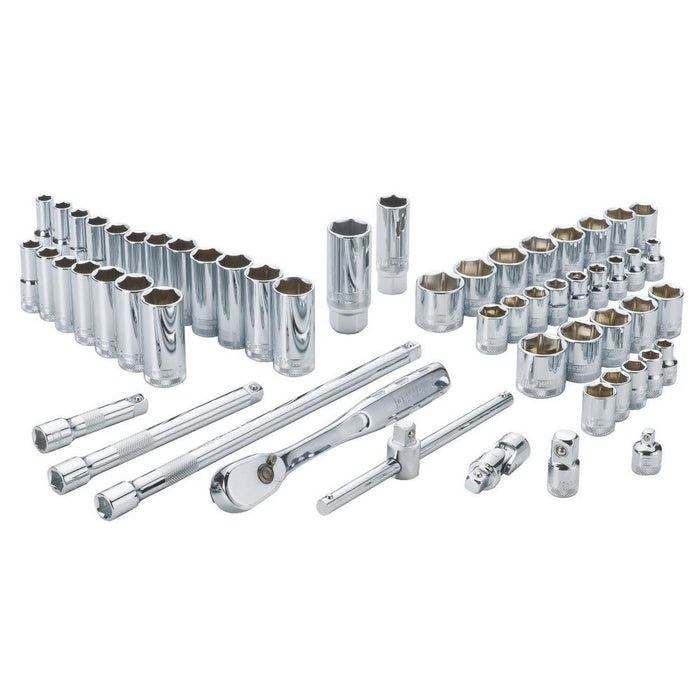 Ens. Rochet 3/8" et douilles SAE/Métrique (56 mcx.)