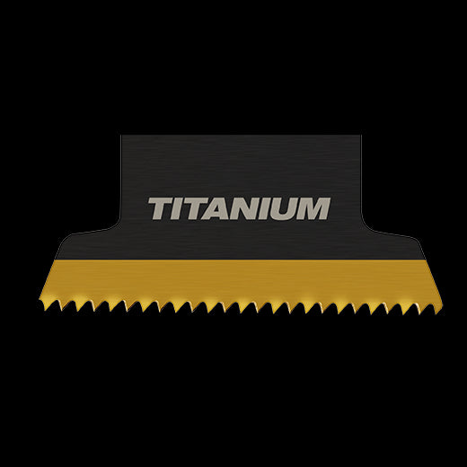 Lame multi-matériaux 1-1/4", bimétallique avec titane, universelle