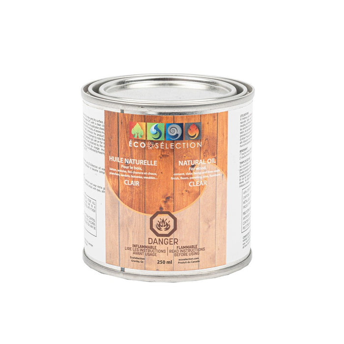 Huile naturelle pour le bois - Gris - 250 mL