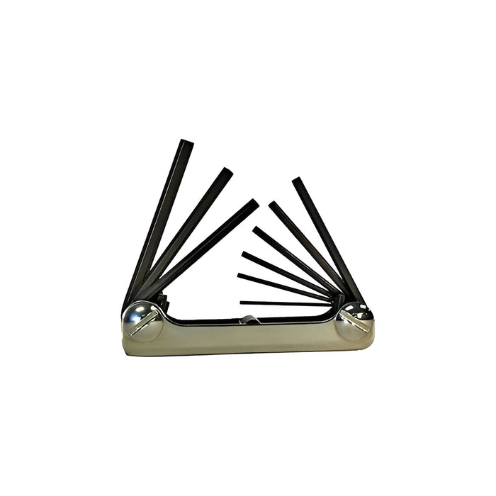Ensemble de 9 clés hexagonales pliantes (0.050" à 3/16")